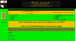 Desktop Screenshot of hoofs-autoeck.de
